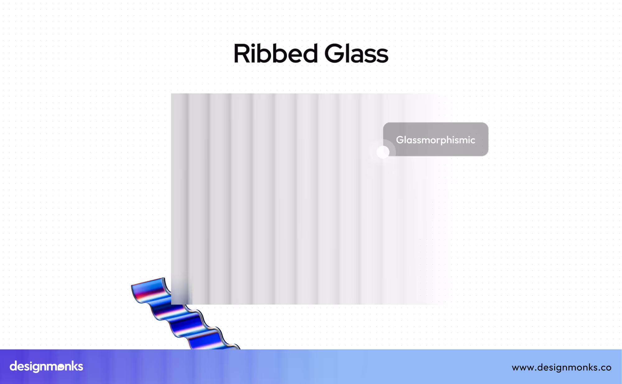 Ribbed Glass Effect